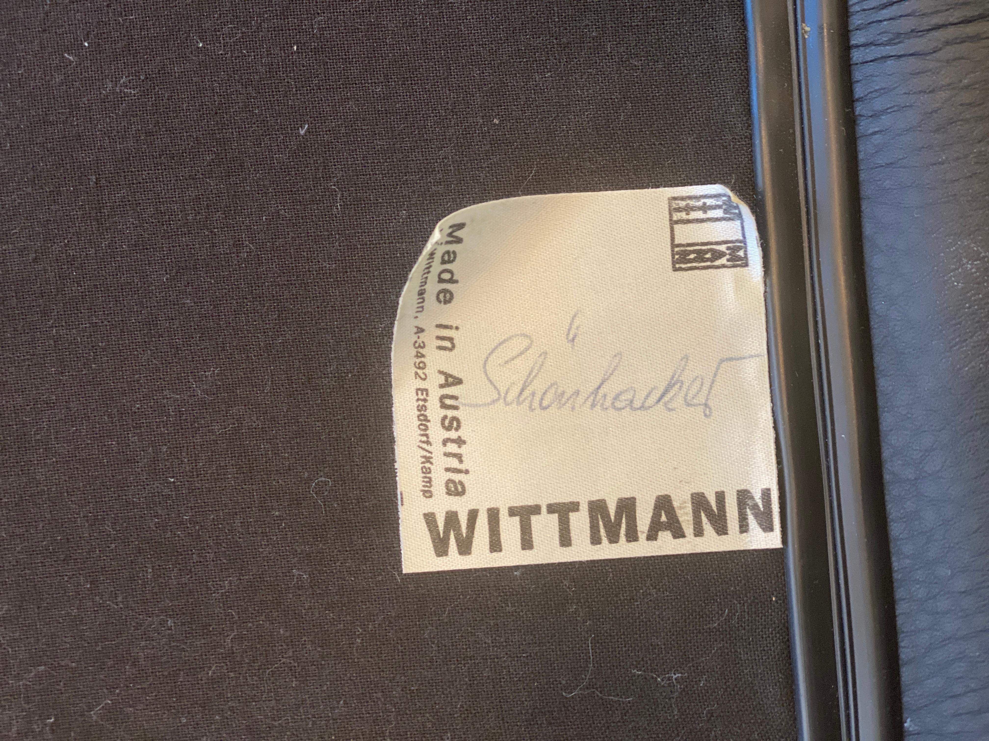 Sedia relax e ottomana Franz Wittmann degli anni '70 in vendita 3