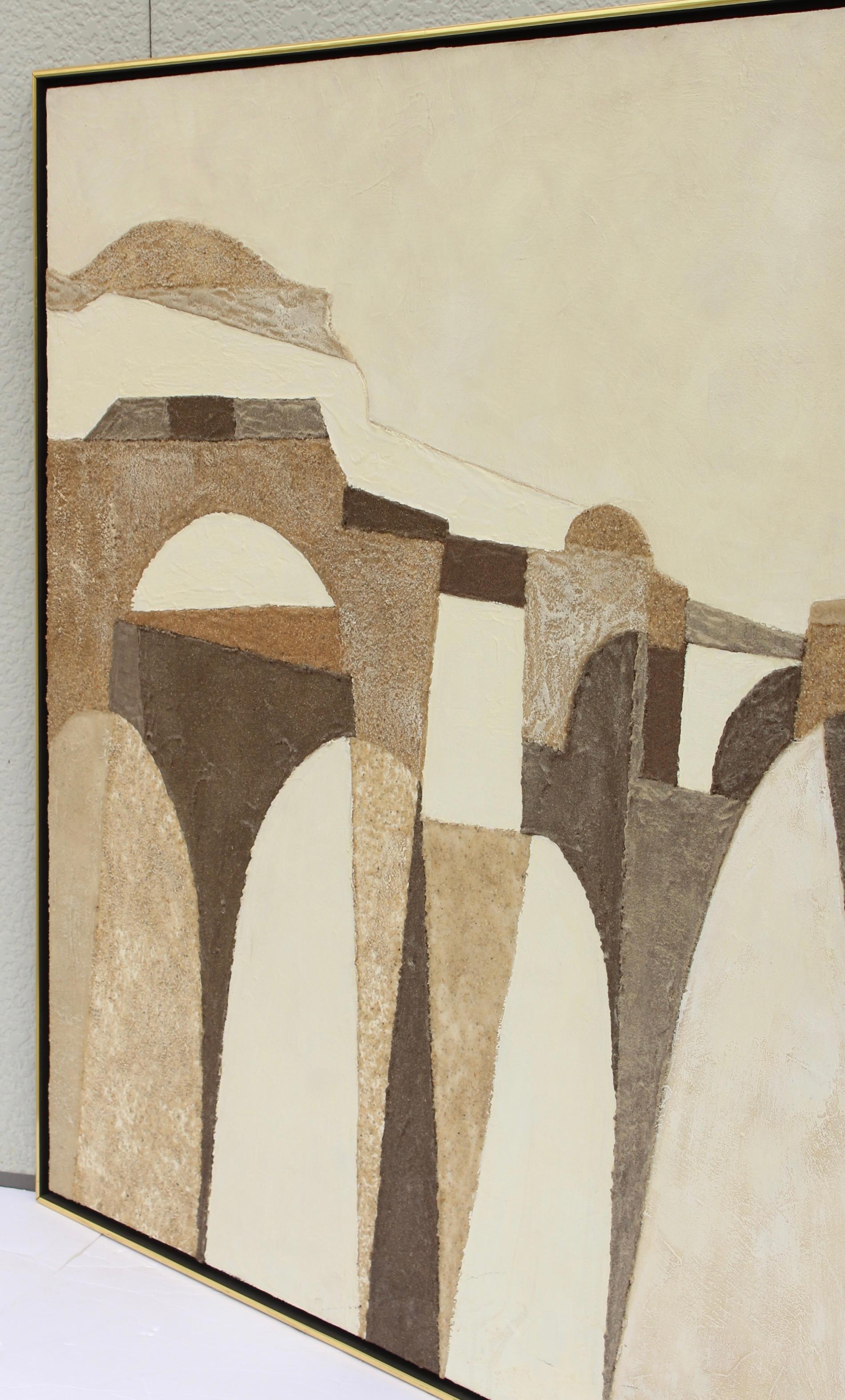 1970's Fred Terna Modern Abstract Artwork 3