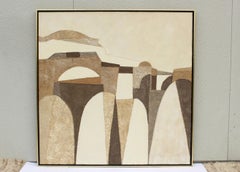1970's Fred Terna Modern Abstract Artwork