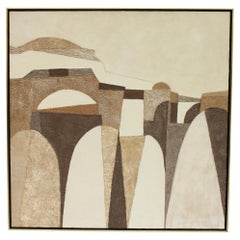 1970's Fred Terna Modern Abstract Artwork