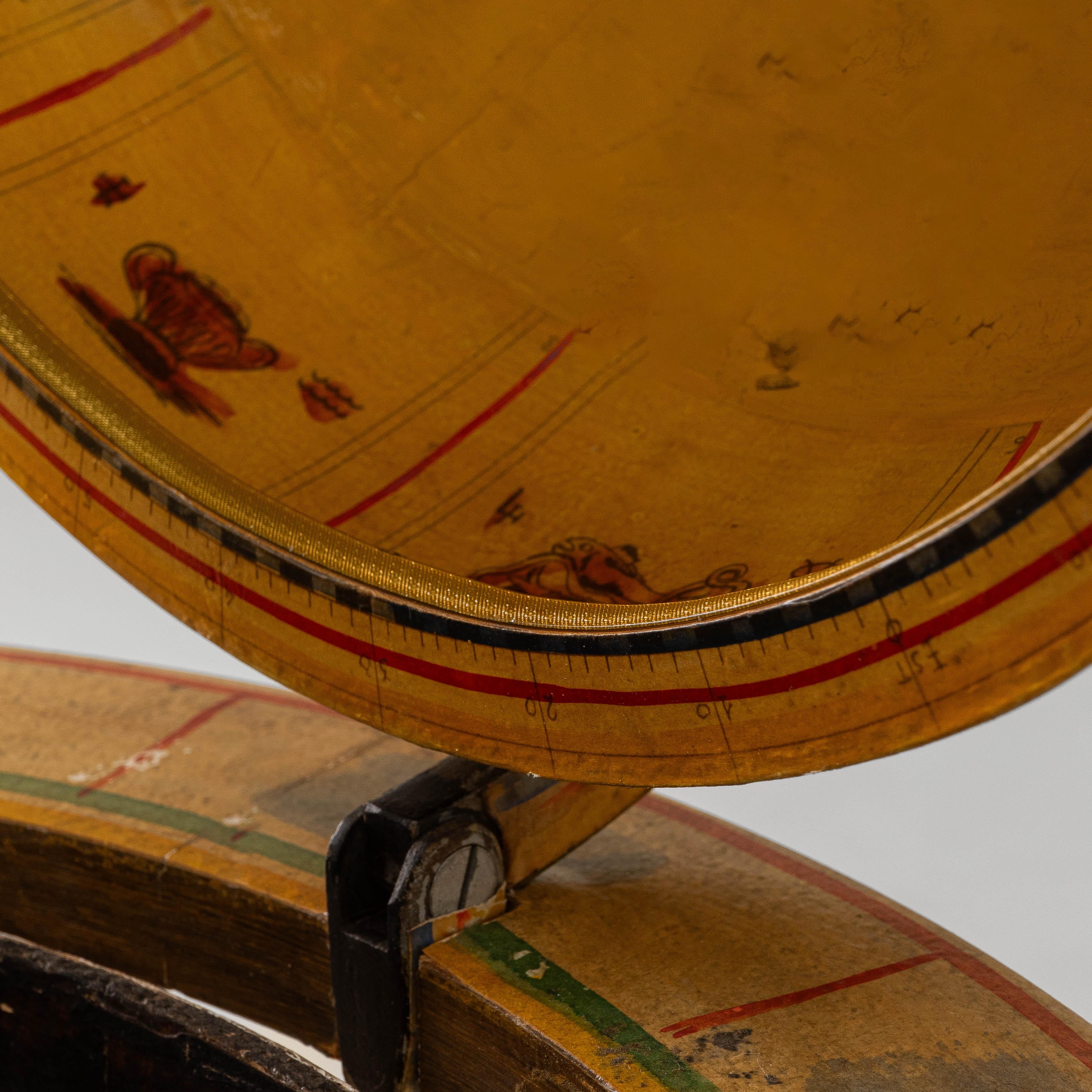 1970s French Baroque Style Globe Bar Cart With Wheels For Sale 11