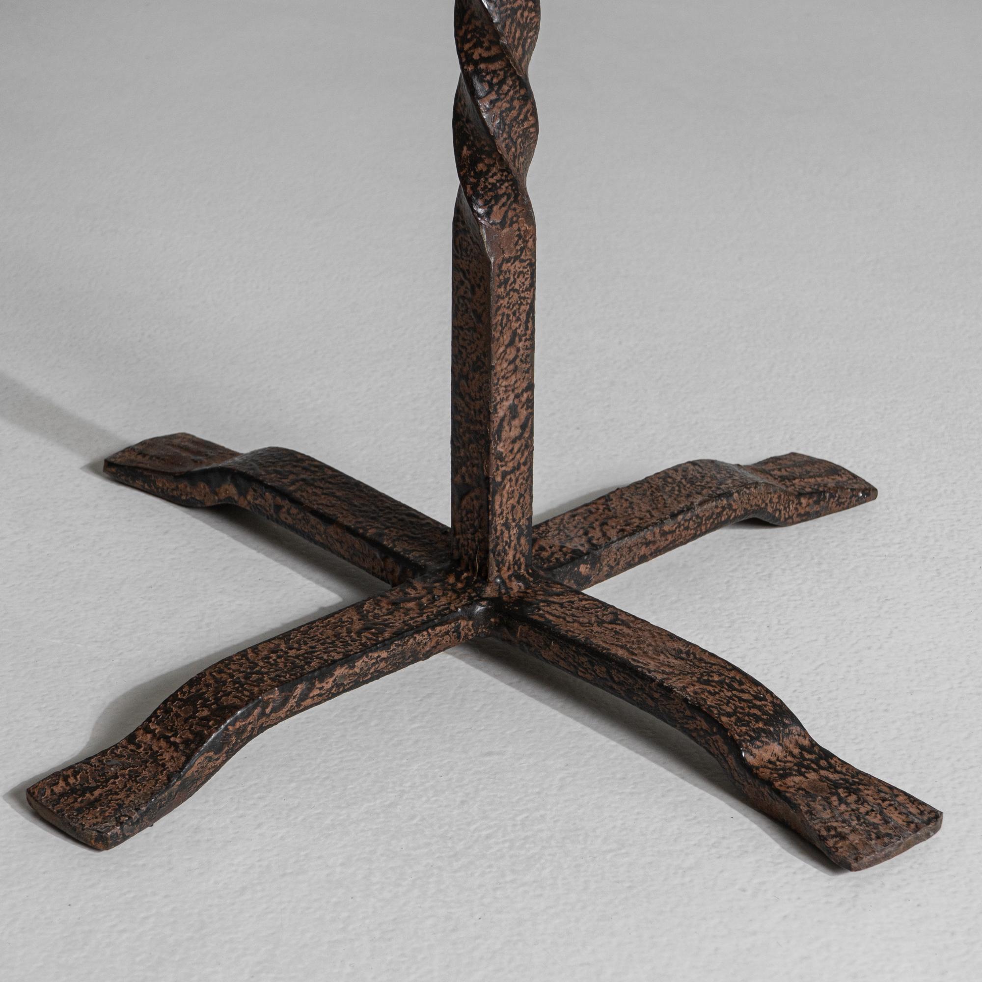 1970s French Brutalist Side Table For Sale 4