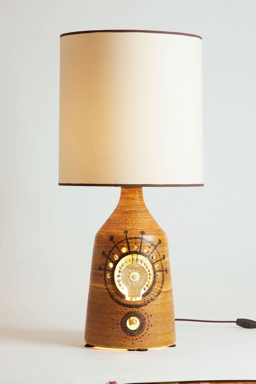 Mid-Century Modern 1970s, French Georges Pelletier Table Lamp