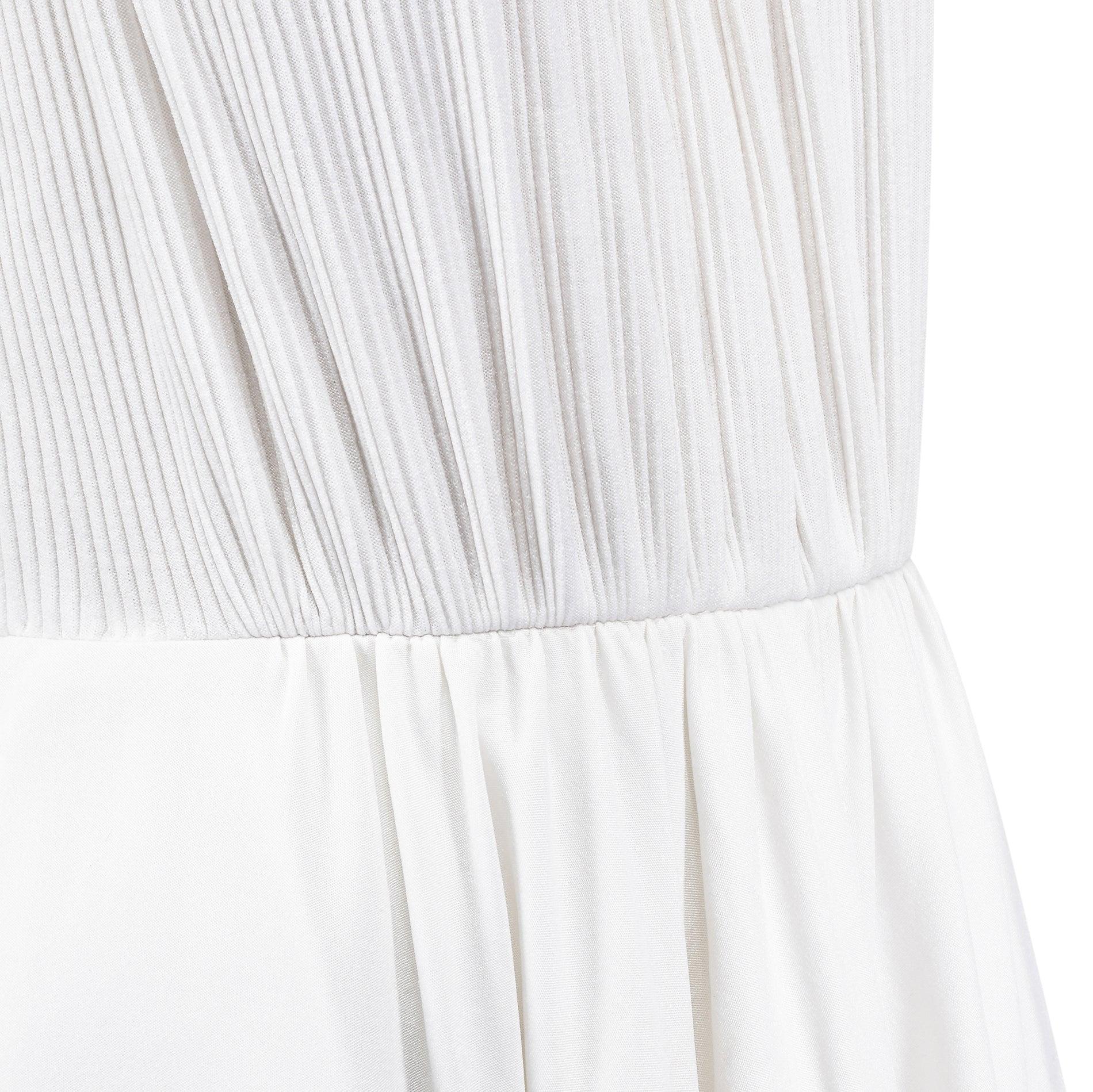 1970s French Haute Couture White Jersey Dress and Jacket In Good Condition For Sale In London, GB