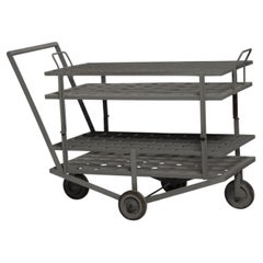 1970s French Industrial Bottle Trolley