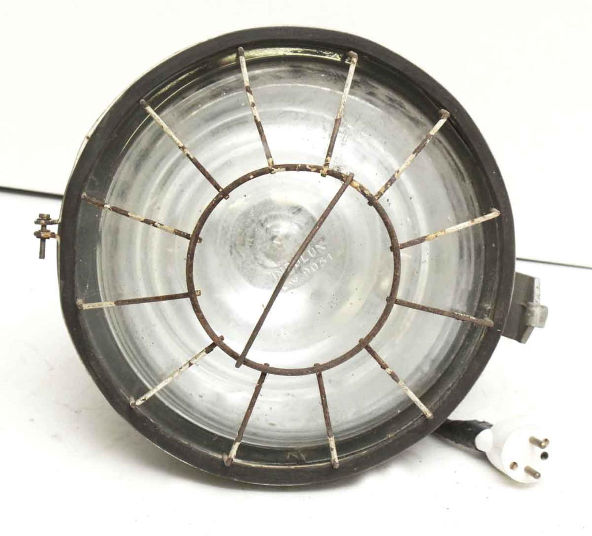 Late 20th Century 1970s French Industrial Light with Cage