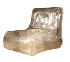 1970s French Inflatable Chair in the style of Quasar Khanh