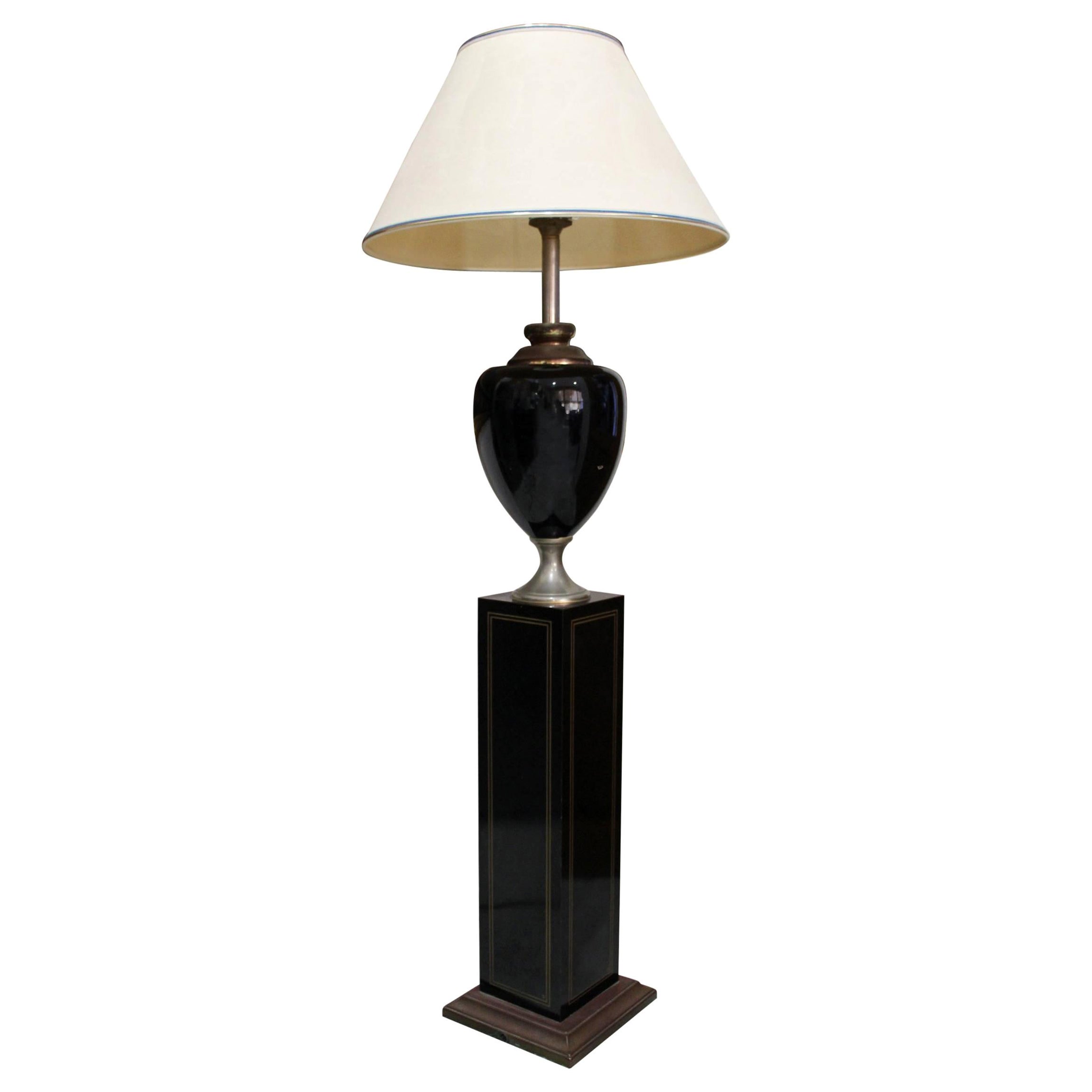 Lámpara francesa de los años 70 firmada por Le Dauphin Lighting en venta