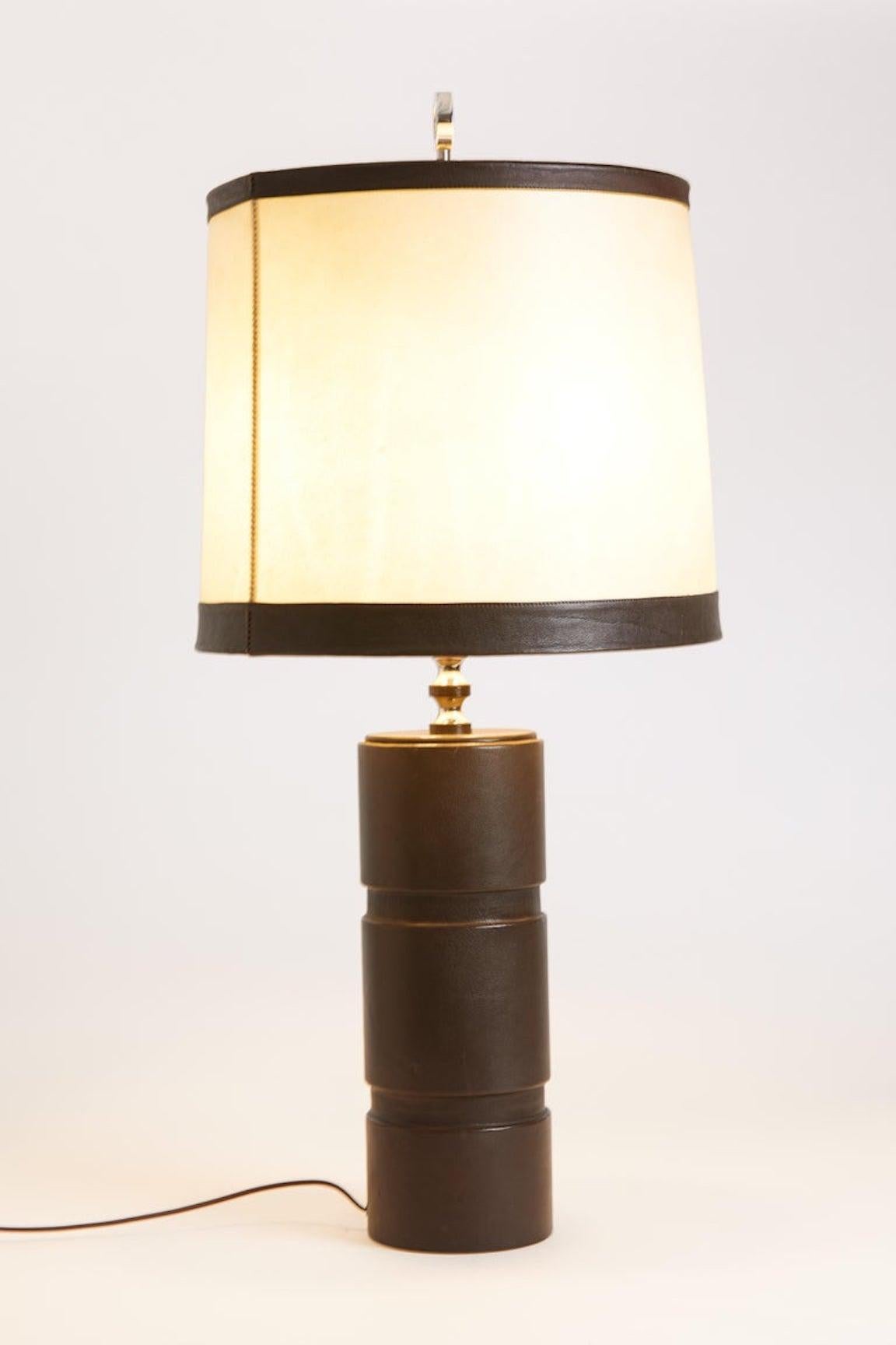 chocolate brown floor lamp