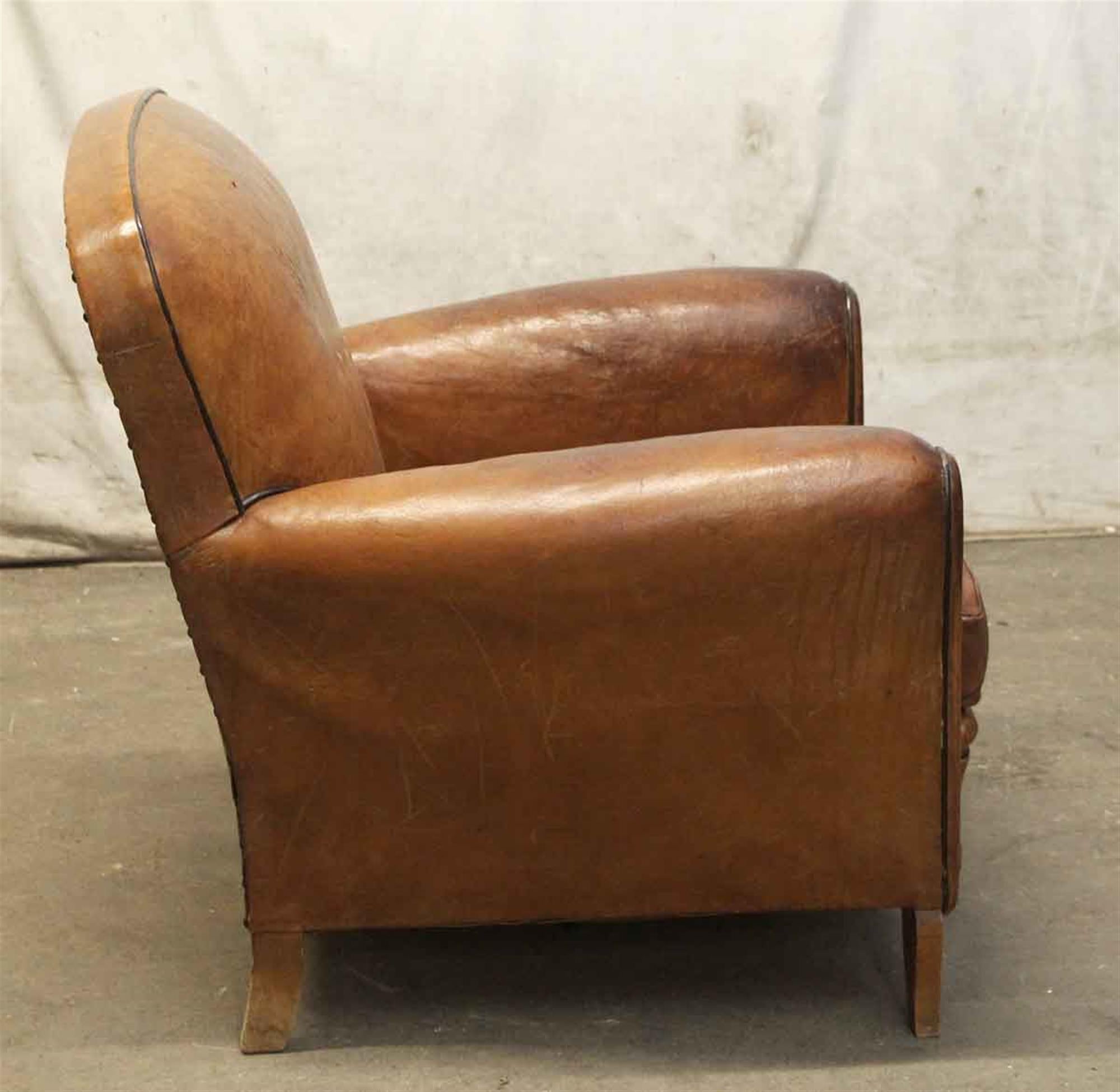 vintage french club chair