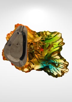 1970s French Lucite Aquarium Ashtray