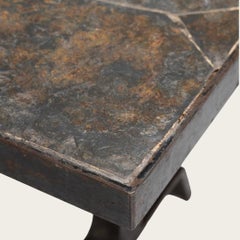 1970s French Marolles Style Brutalist Coffee Table