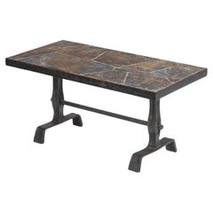 1970s French Marolles Style Brutalist Coffee Table