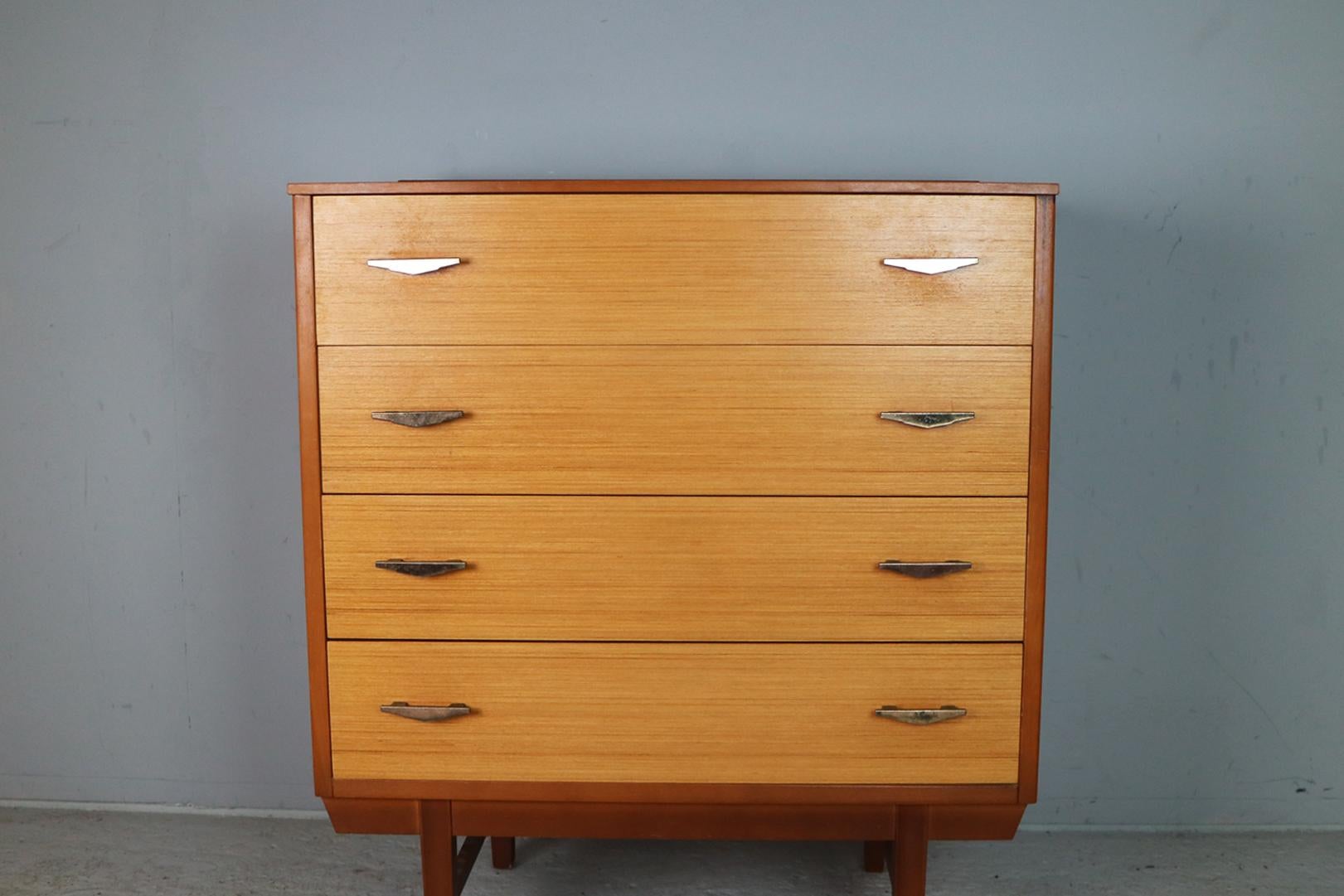 Mid-Century Modern 1970s French Midcentury Chest of Drawers For Sale