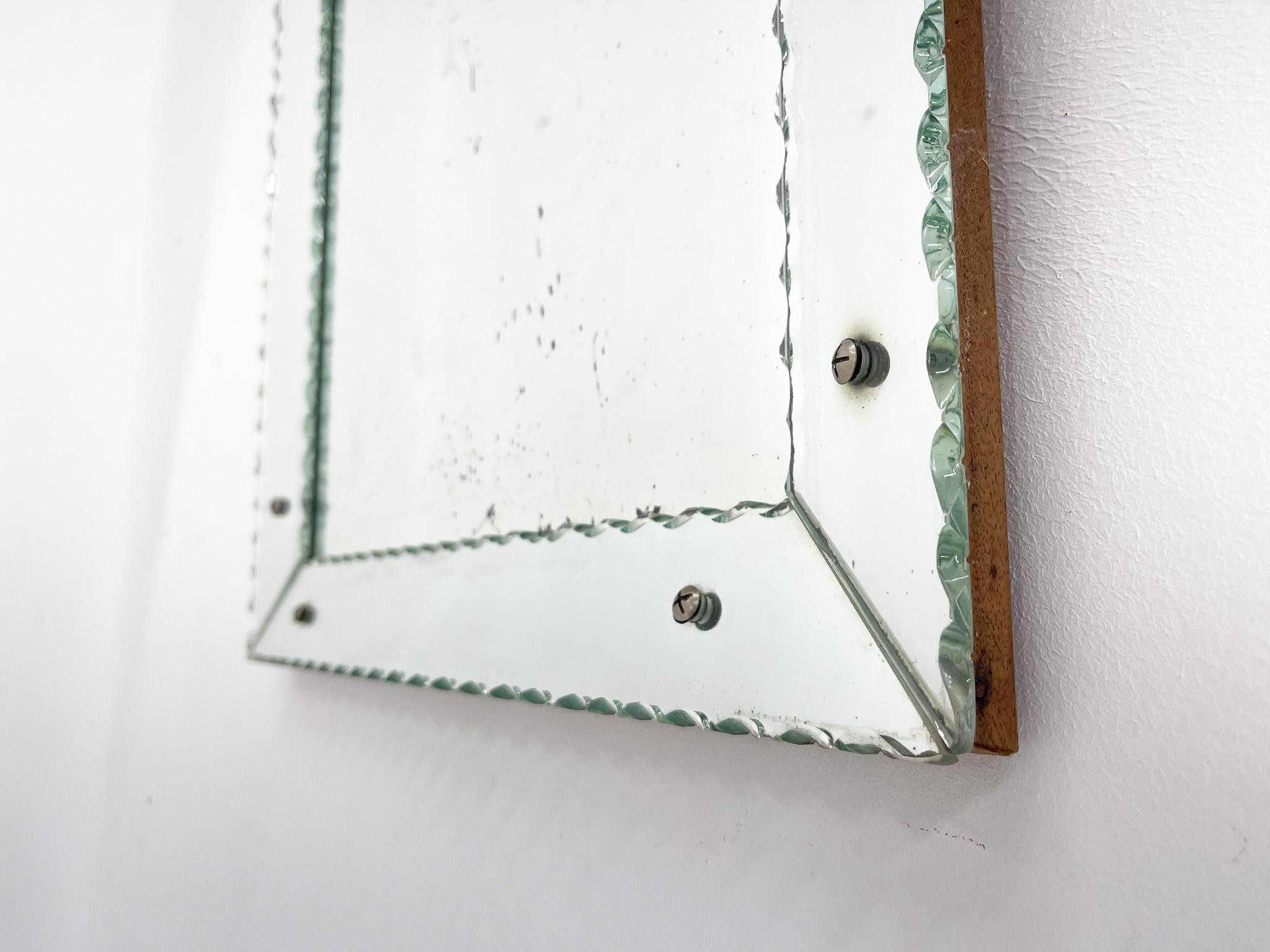 1970's French Mirror with Patina 6