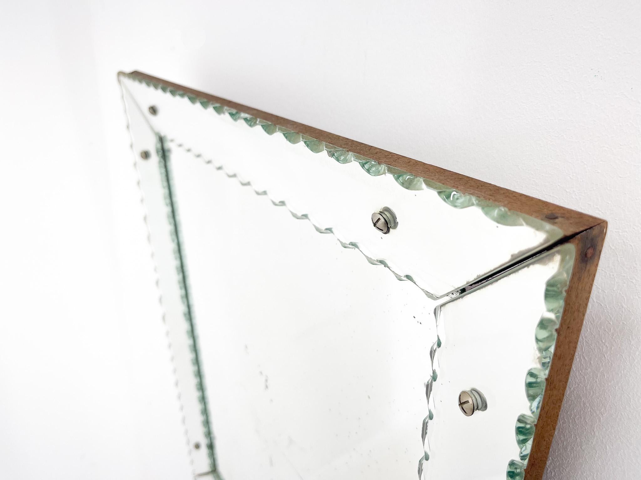 1970's French Mirror with Patina 2