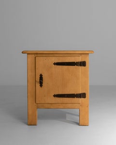 1970s French Oak Buffet With Iron Hardware