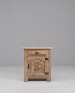 1970s French Oak Buffet With Paneled Door