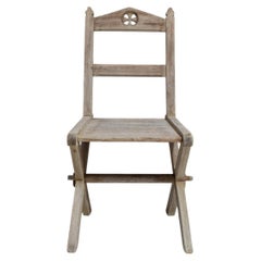 1970s French Oak Chair, Comfortable Seating, Good Condition