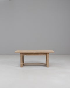 1970s French Oak Coffee Table