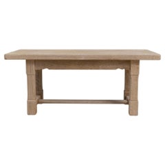 1970s French Oak Coffee Table