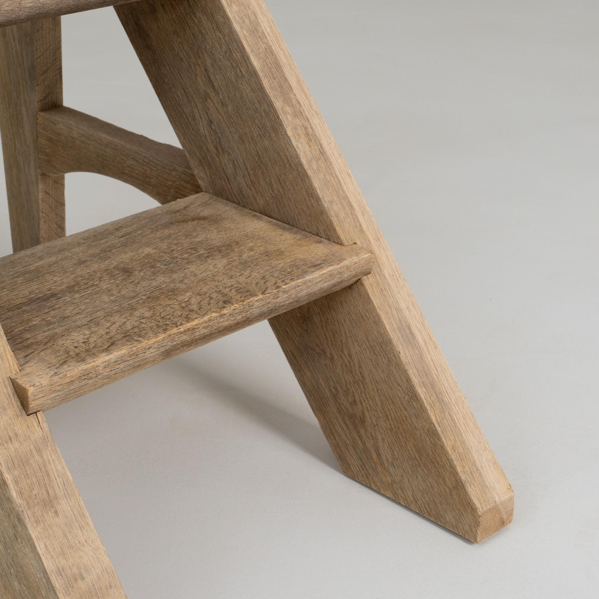 1970s French Oak Steps im Angebot 4