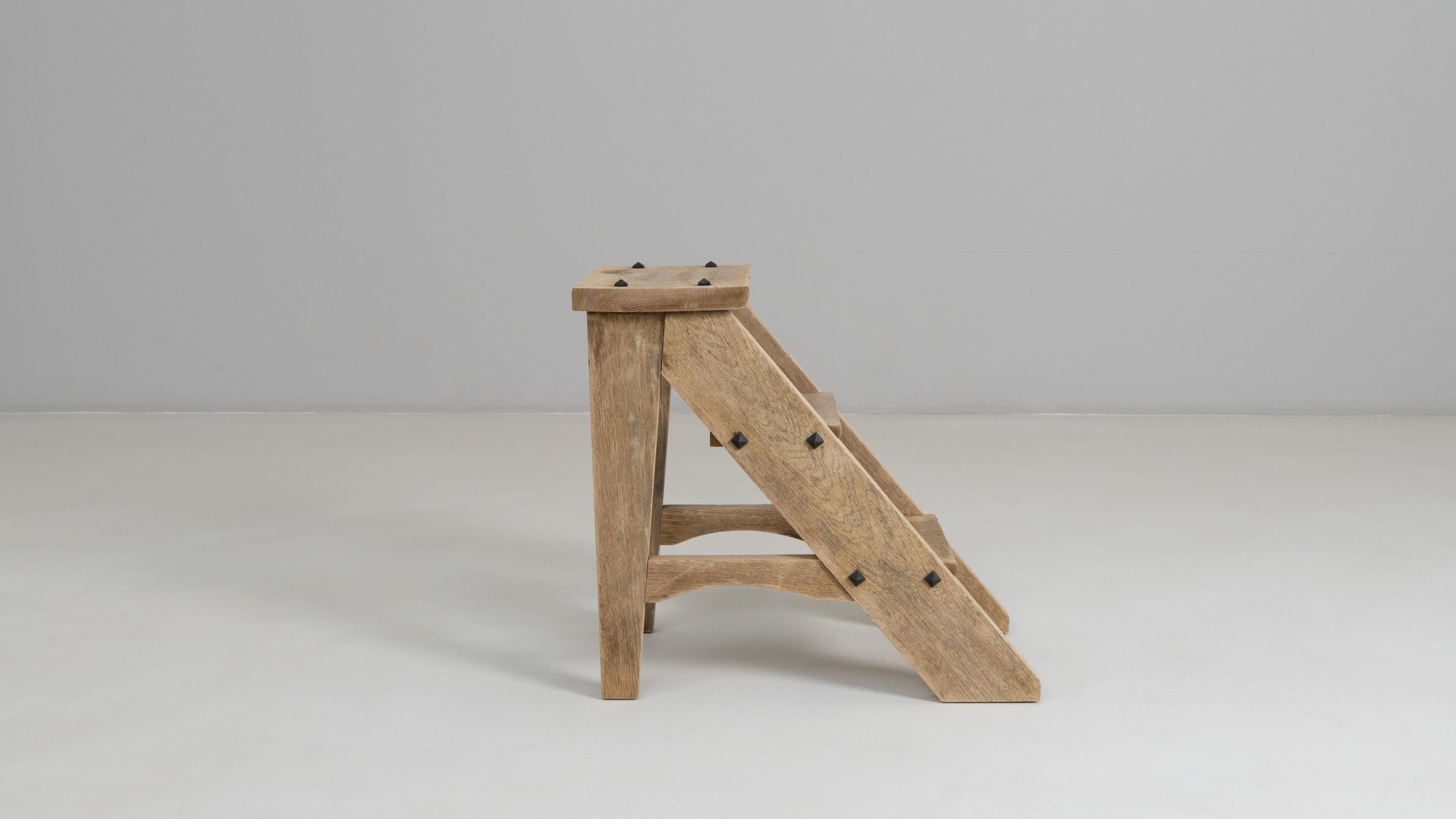 1970s French Oak Steps im Angebot 1