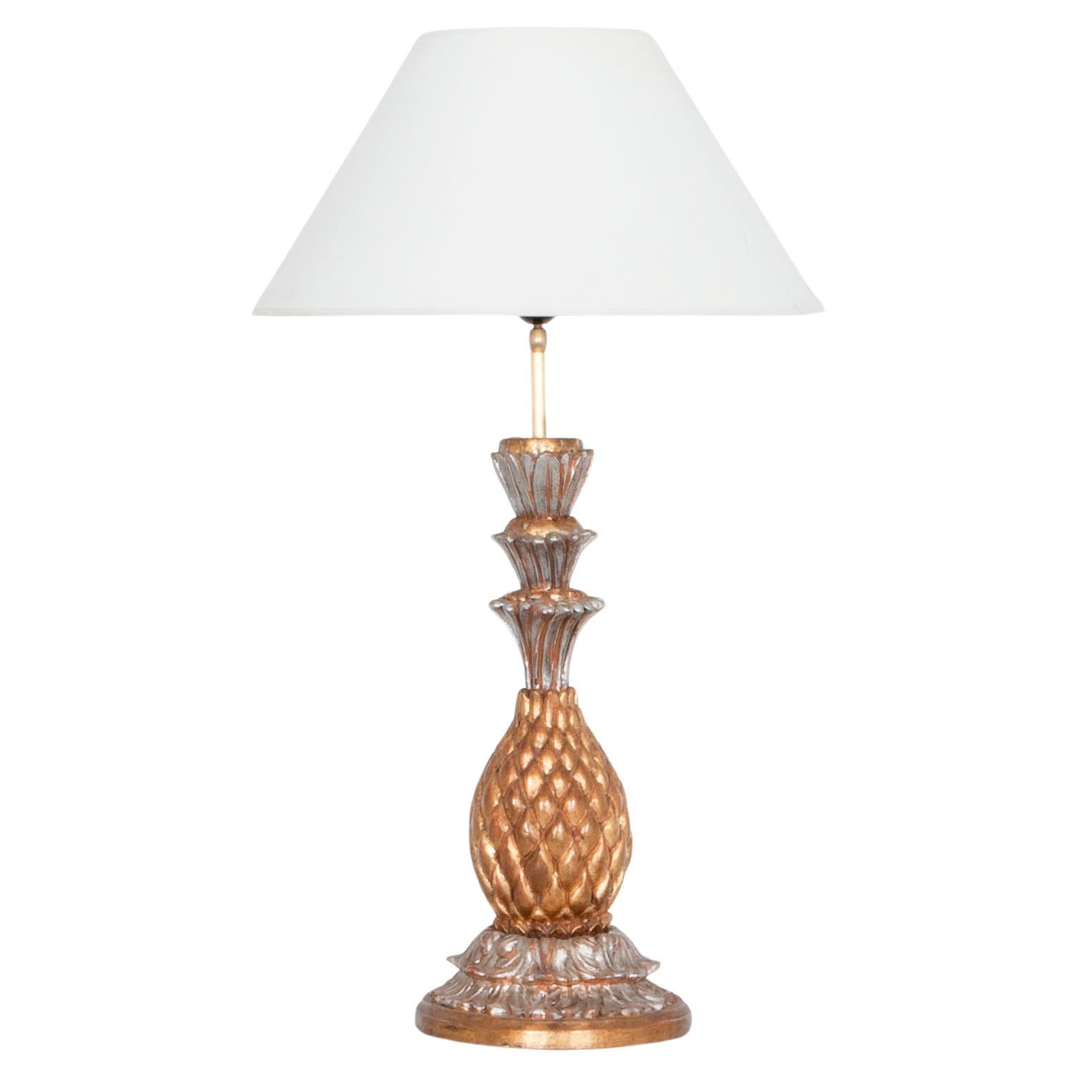 1970s French Pineapple Lamp