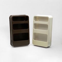 1970s French Space Age Plastra Wall Shelves in Thermoformed Plastic