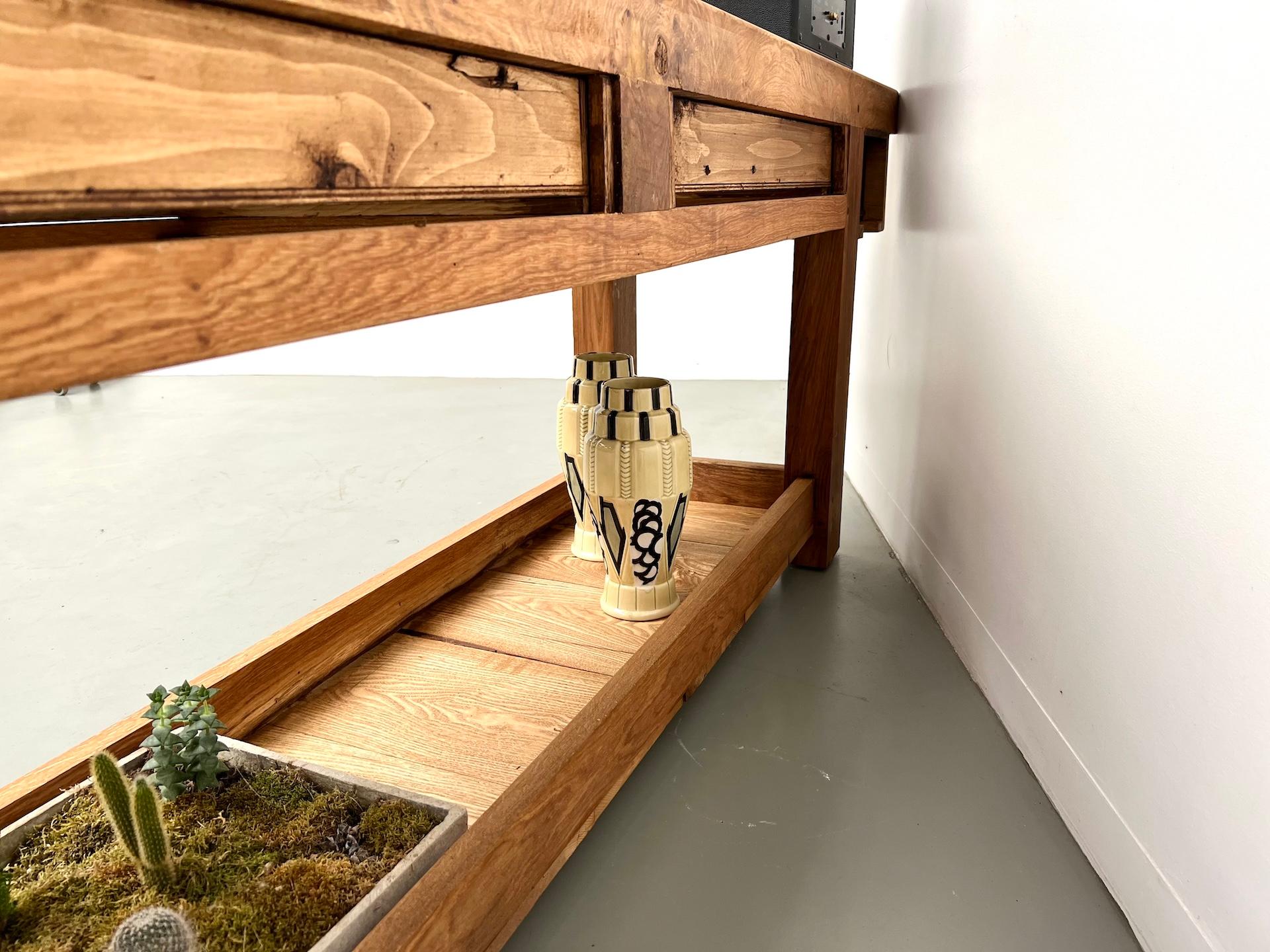 1970s french workbench, reimagined as a striking console im Angebot 9