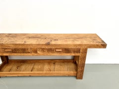 1970s french workbench, reimagined as a striking console