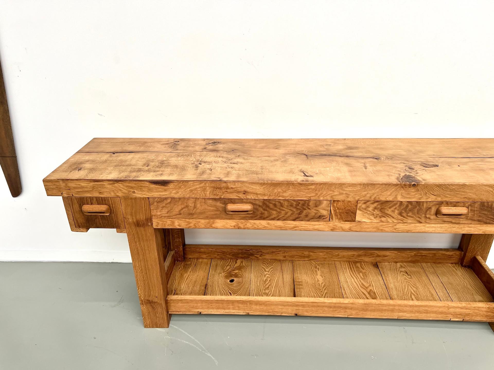 1970s french workbench, reimagined as a striking console (Französische Provence) im Angebot
