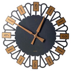 1970's FSK Metal Wall Clock