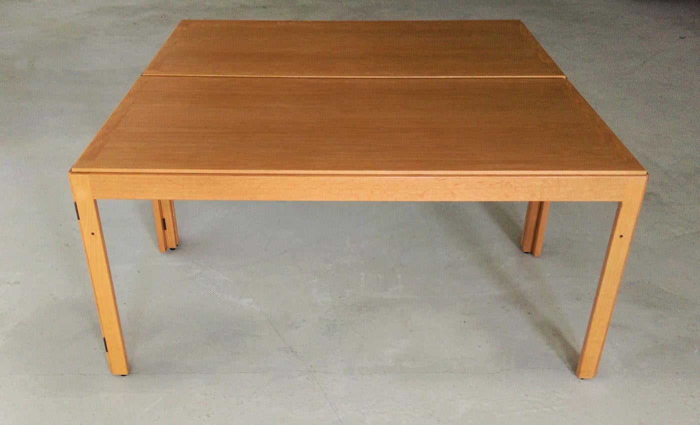 1970s Fully Restored Danish Multi Functional Børge Mogensen Tables in Oak For Sale 2