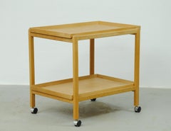 1970's Fully restored Danish Multi Functional Modular Oak Bar Table