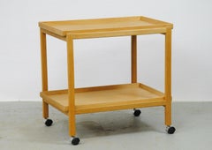 1970's Fully restored Danish Multi Functional Modular Oak Bar Table