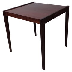 Retro 1970s Fully Restored Danish Rosewood Side Table 