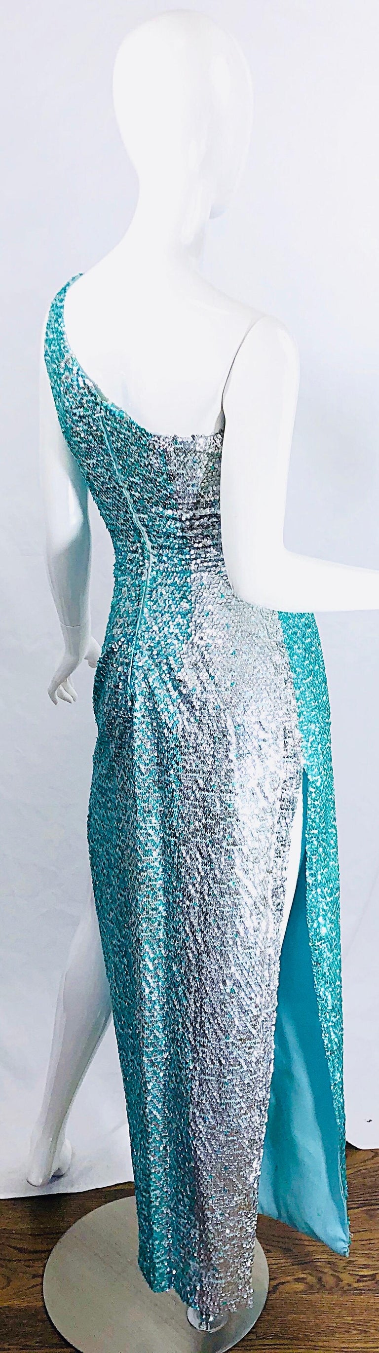 70s silver dress Silver 1970s Sequin Dress Luxury Silver Sequin Dress For Spring Shop On Pinterest