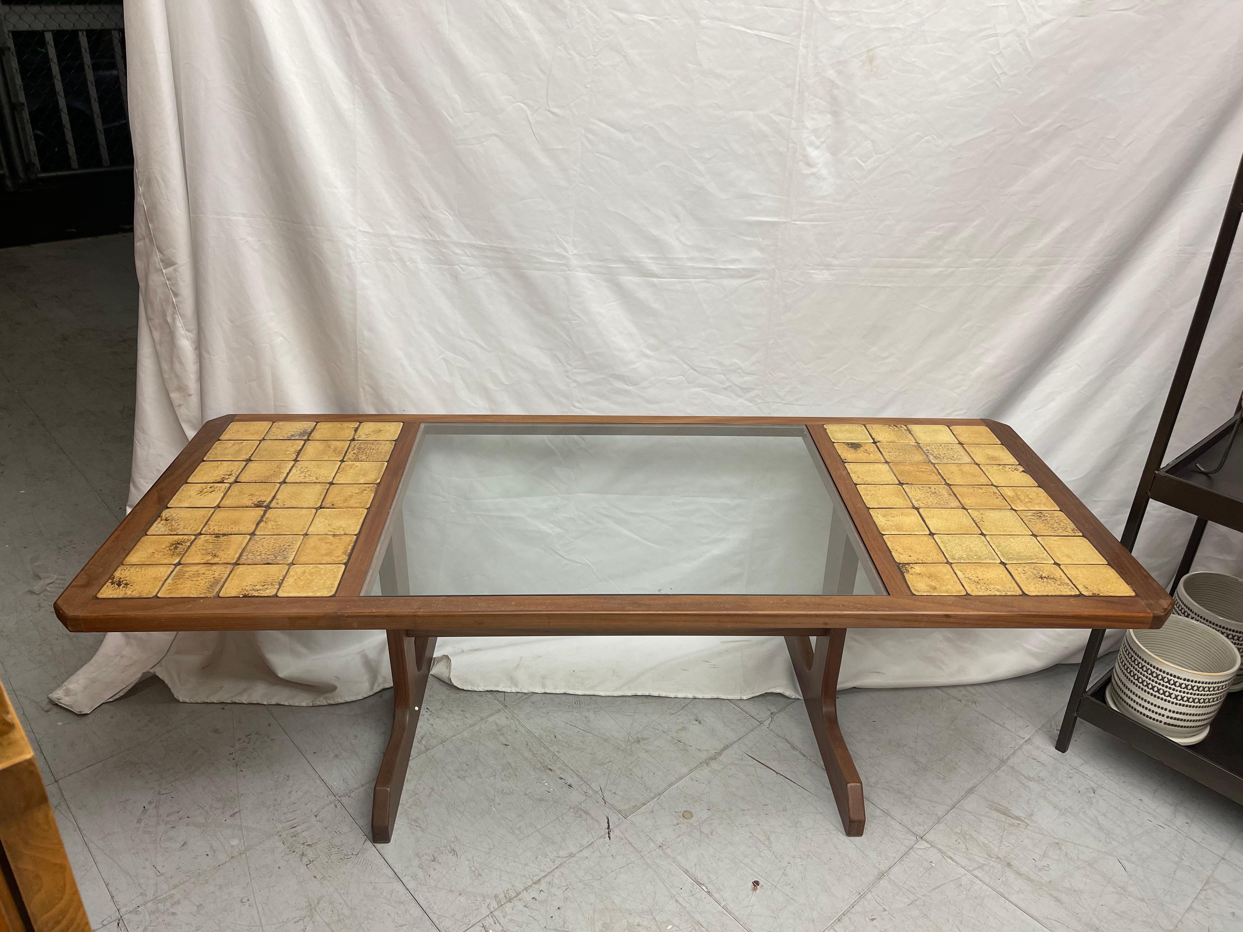 dining table with tiles