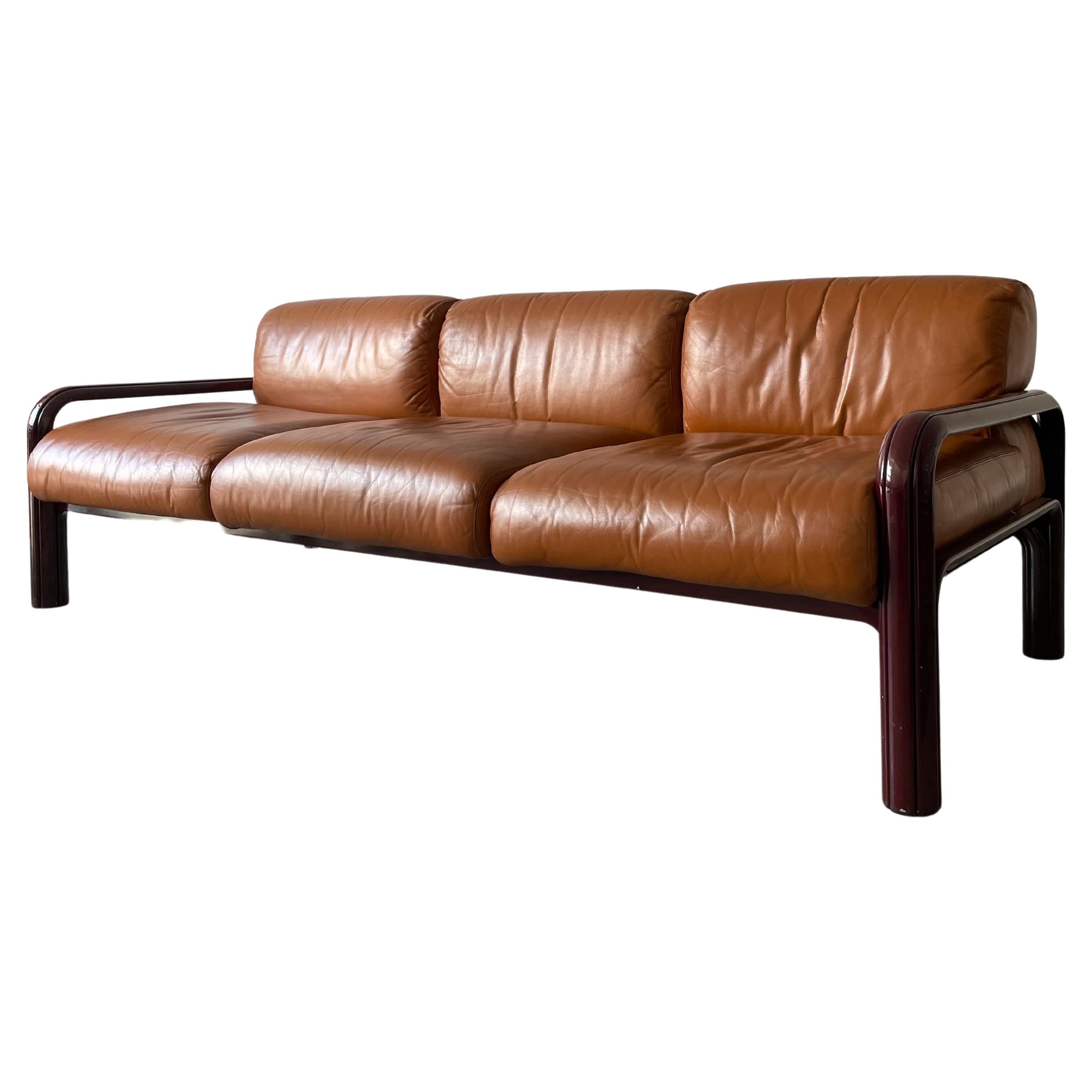 1970s Gae Aulenti 3 Seaters Sofa For Sale