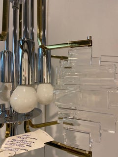 Lustre moderne mi-siècle de Gaetano Sciolari des années 1970 par Stilkronen