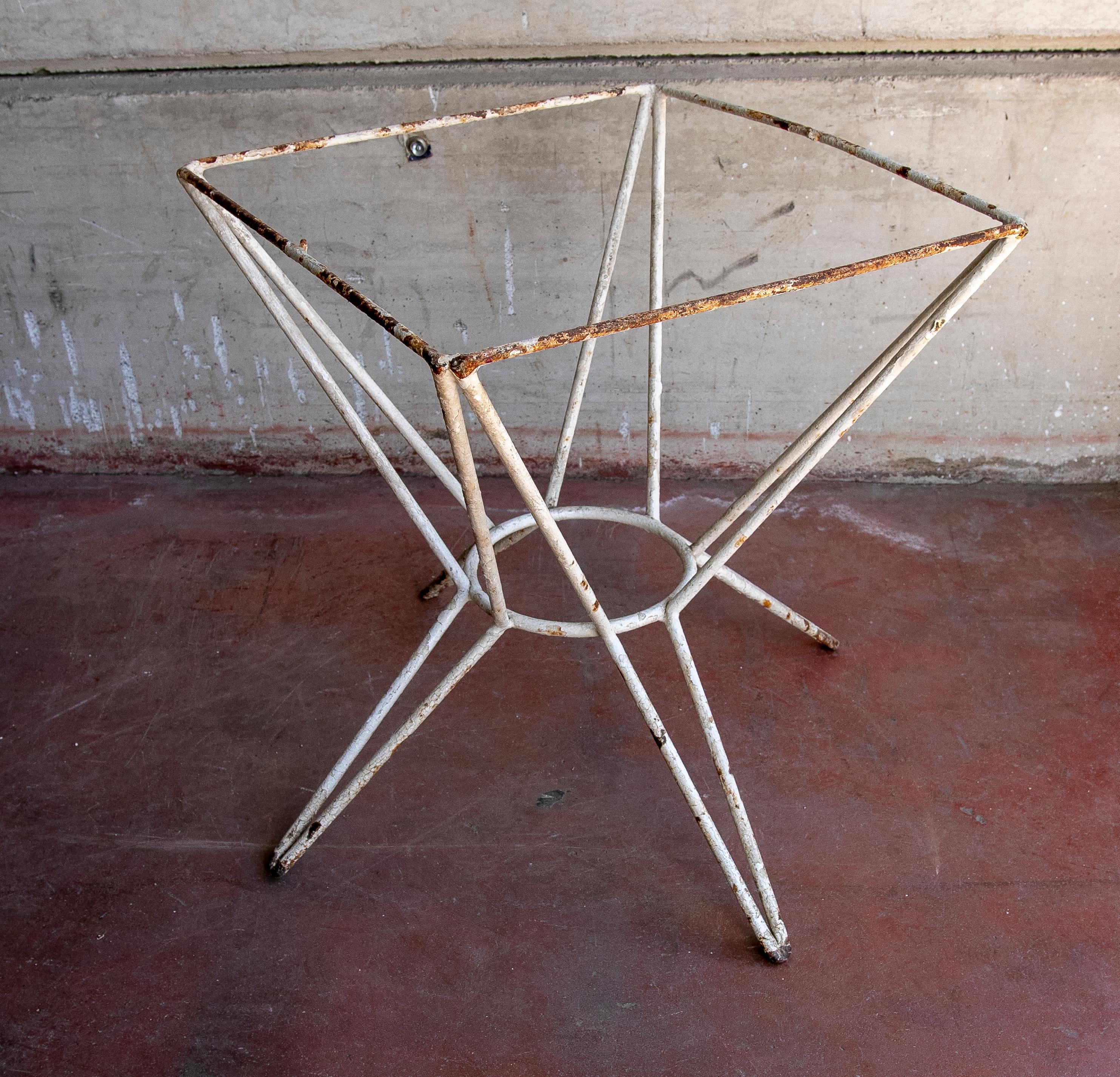 1970s Garden Iron Table Base  In Good Condition For Sale In Marbella, ES