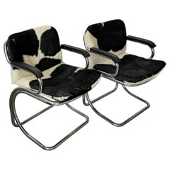 1970s Gastone Rinaldi Chrome Chairs