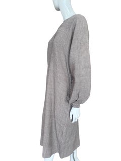 1970s Geoffrey Beene Crinkle Caftan