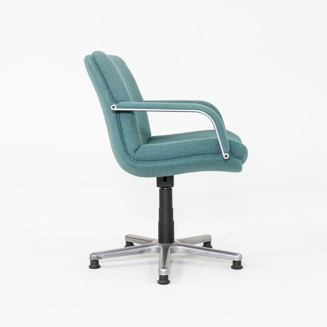 Acier 1970 Geoffrey Harcourt pour Artifort Chaise de bureau de conférence avec accoudoirs en tissu en vente