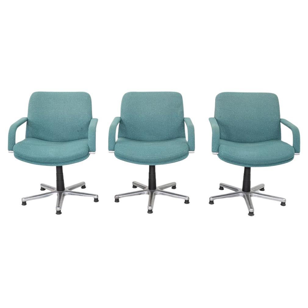1970 Geoffrey Harcourt pour Artifort Chaise de bureau de conférence avec accoudoirs en tissu en vente
