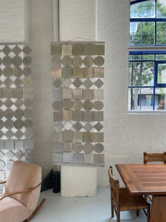 1970s Geometric Steel Screen - Small