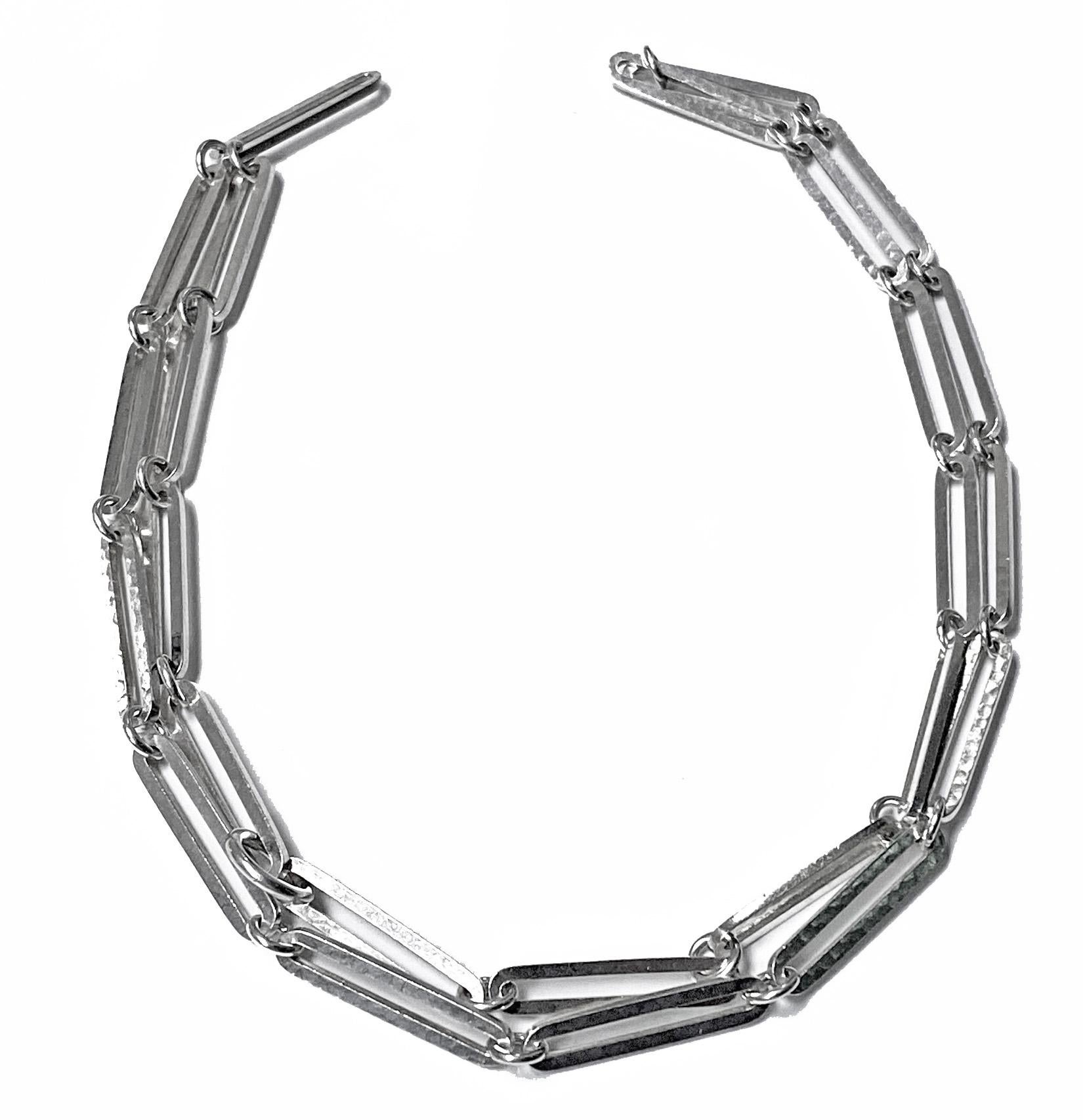 Modern 1970’s Georg Jensen Bent Gabrielsen long chain necklace For Sale