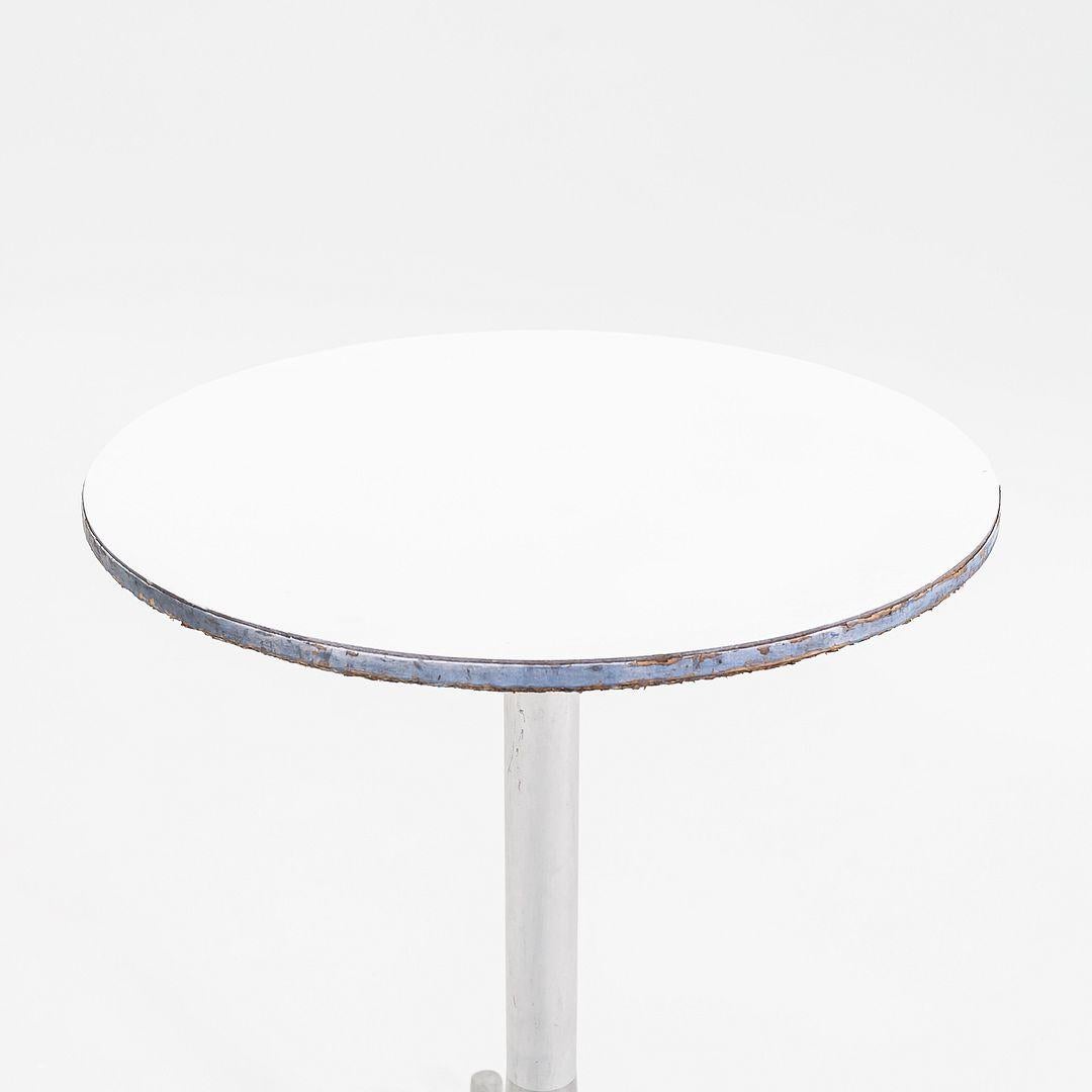 1970s George Nelson for Herman Miller Pedestal Side Table with Aluminum Base im Angebot 5