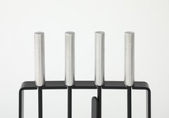 1970's George Nelson Style Modernist Fireplace Tools
